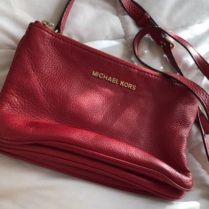 Red Michael Kors crossbody